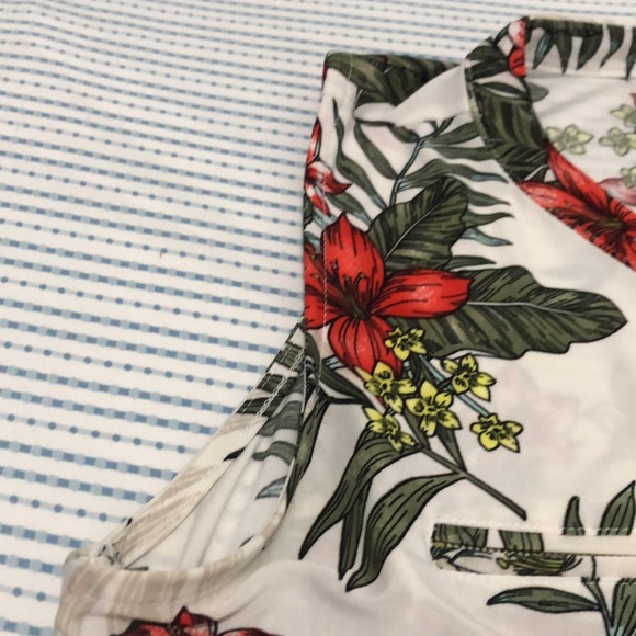 Lily Morgan Sleeveless Floral Top Women’s Size L - Picture 5 of 10